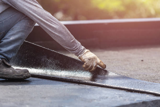 Professional Exterior Waterproofing technician working in Mount Holly, NJ